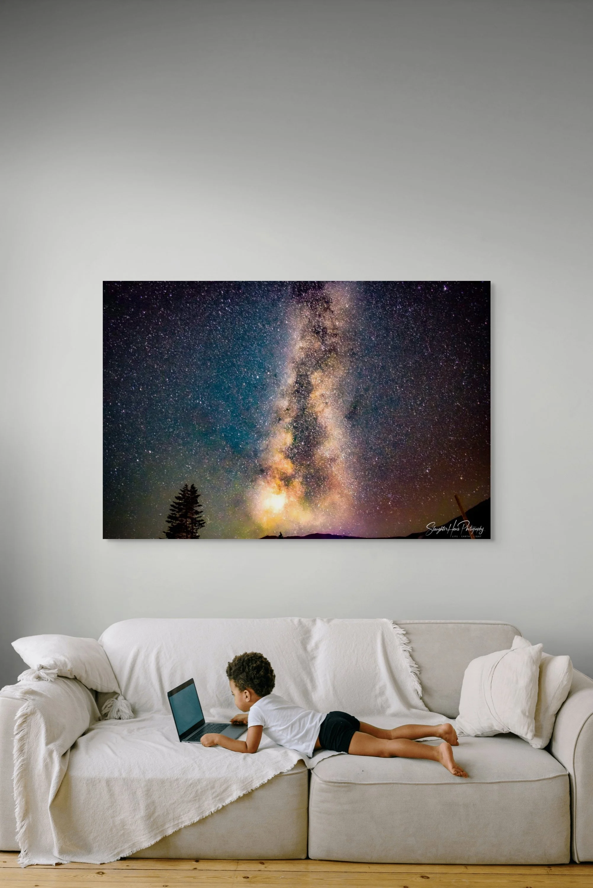 Celestial Horizons Canvas Print | Milky Way, Peak 8